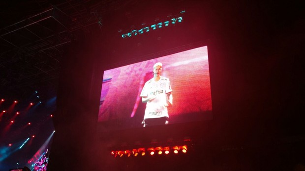 Justin Bieber em show em São Paulo (Foto: EGO)