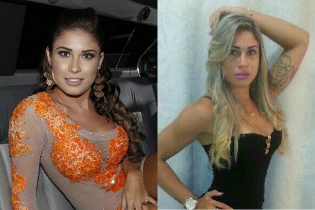 Rita Mattos, a Gari Gata, antes e depois (Foto: Celso Tavares/Cristina Lins)