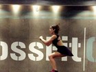 Isabella Santoni mostra treino de crossfit 