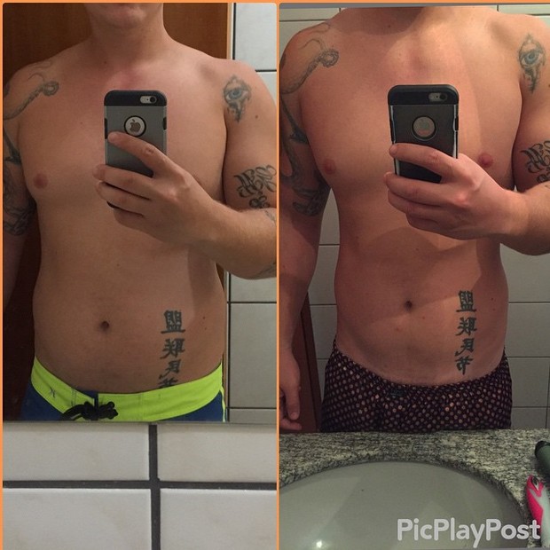 Rodrigo quer chegar aos 8% de gordura corporal (Foto: Reprodução/Instagram)