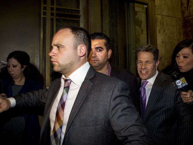 Buddy Valastro deixa a corte criminal de Manhattan, em Nova York, nos Estados Unidos (Foto: Brendan McDermid/ Reuters)