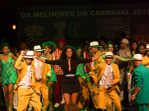 Cris Vianna em premiação no Centro do Rio (Foto: Alex Nunes/ Divulgação)