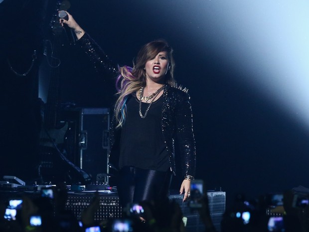 Demi Lovato faz show em São Paulo (Foto: Manuela Scarpa/ Foto Rio News)