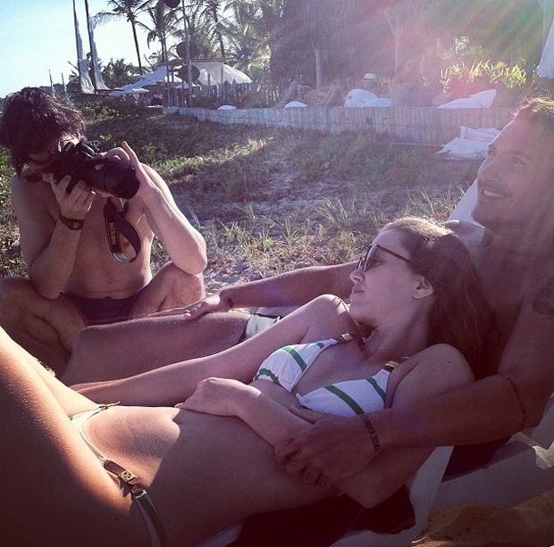 Aline Moraes e namorado  (Foto: Instagram / Reprodução)