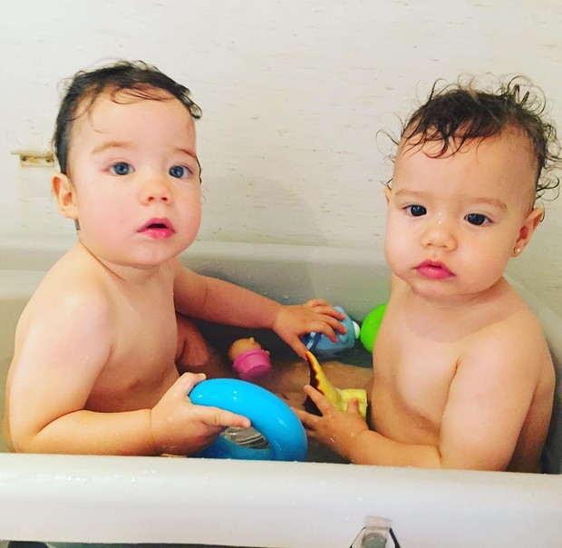 Luana Piovani mostra os filhos gêmeos (Foto: Reprodução/Instagram)