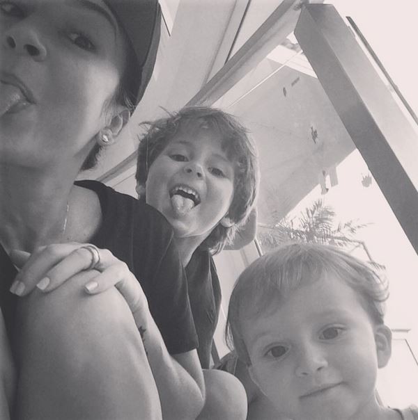 Claudia Leitte e filhos David e Rafael (Foto: Instagram / Reprodução)