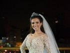 Kamilla Salgado se casa com vestido e joias no valor de R$232 mil