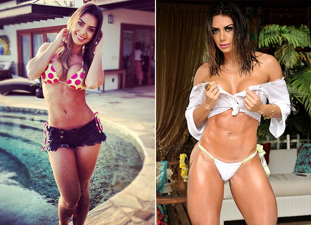Graciella Carvalho - Antes e Depois (Foto: Instagram / Reprodução - Divulgação / Vanessa Dalceno )