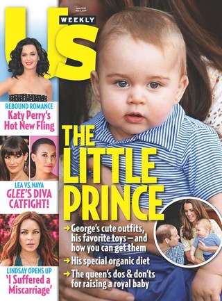 Prince George&#39;s na US Magazine (Foto: US Magazine / Reprodução)
