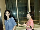 Bruna Marquezine e Fernanda Souza passeiam em shopping do Rio