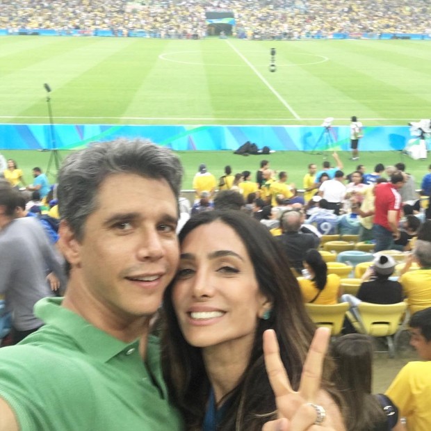 Márcio Garcia e mulher (Foto: Reprodução/Instagram)