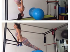 Em vídeo, Isis Valverde mostra suas habilidades do pilates