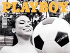 Patrícia Jordane aparece com os seios à mostra em 'Playboy' da Sérvia