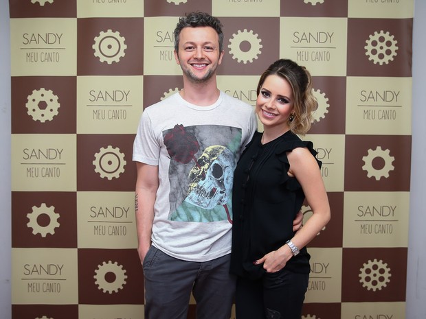Sandy e Lucas Lima em show em Paulínia, em São Paulo (Foto: Manuela Scarpa/ Brazil News)