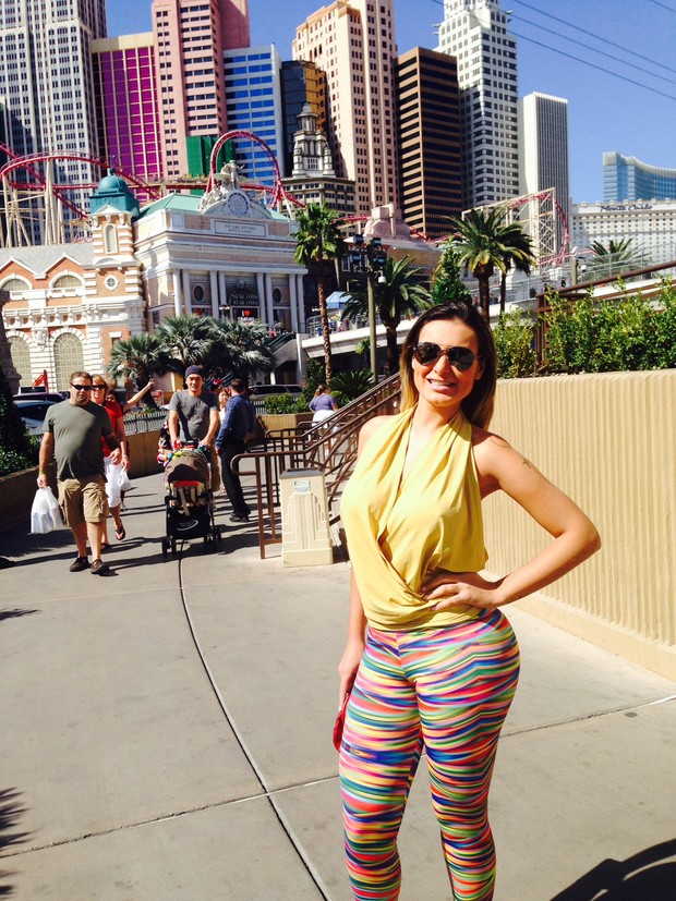 Andressa Urach em Las Vegas (Foto: Divulgação)