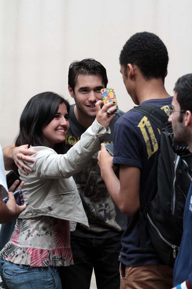 Joshua Bowman em SP (Foto: Orlando Oliveira/AgNews)