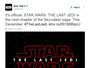 Disney confirma título do novo 'Star Wars' e internautas se divertem