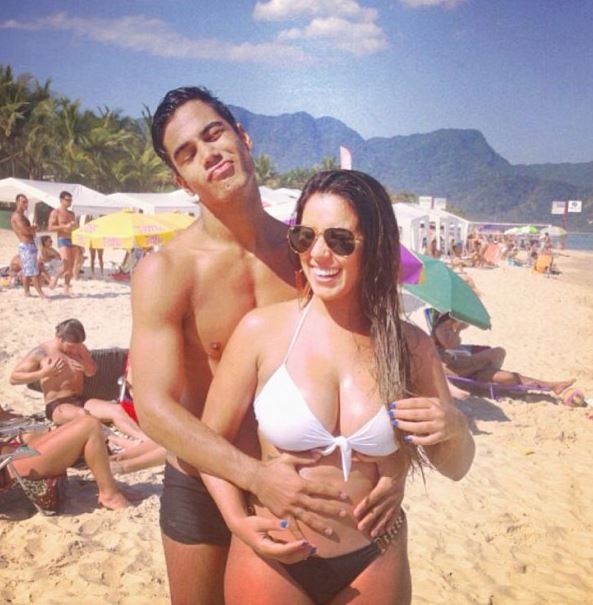 Micael Borges e a namorada (Foto: Instagram / Reprodução)