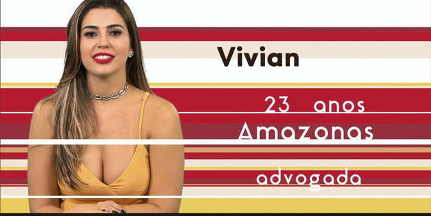 Vivian, nova participante do BBB 17 (Foto: Globo)