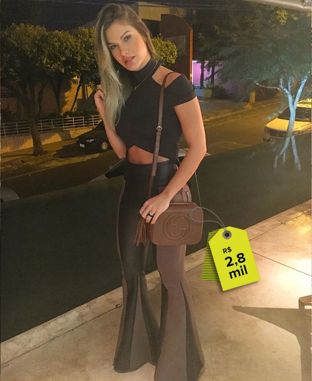 Andressa Suita usa bolsa e R$2,8 mil (Foto: Reprodução do Instagram)
