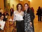Ângela Vieira e Claudia Mauro vão a estreia de peça no Rio