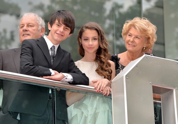 Dylan e Carys Douglas, os filhos de Catherine Zeta Jones e Michael Douglas  (Foto: Getty Image)