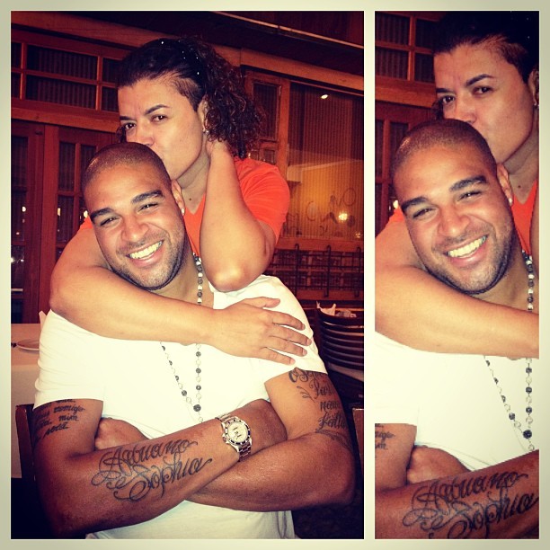 Adriano e David Brazil (Foto: Instagram)
