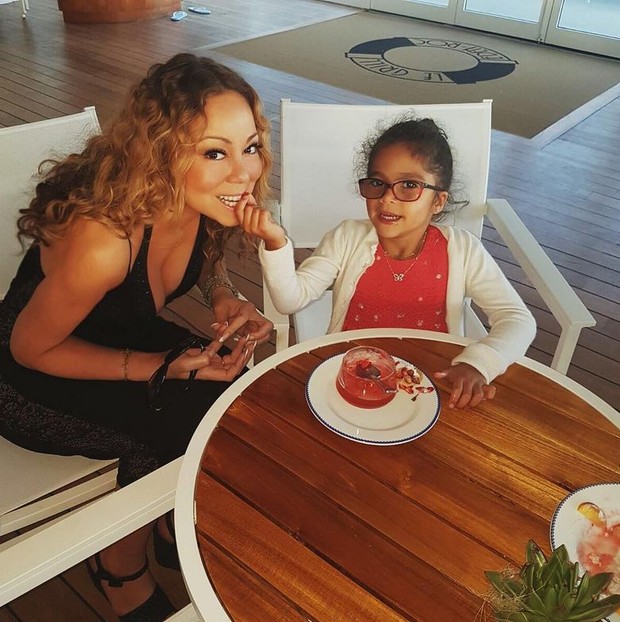 Mariah Carey com a filha (Foto: Reprodução/Instagram)
