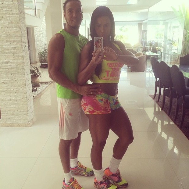 Belo e Gracyanne Barbosa (Foto: Instagram / Reprodução)