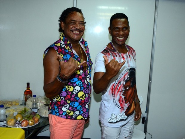 Compadre Washington e Beto Jamaica em show em Salvador, na Bahia (Foto: Webert Belicio/ Ag. News)