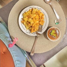 Café da manhã de Leticia Santiago (Foto: Reprodução/Instagram)