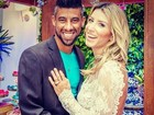 Leo Moura comemora um mês de casamento e se declara para mulher