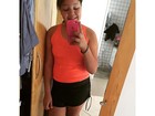 Aysha, filha de Simony, faz selfie no espelho: 'Vamos treinar'