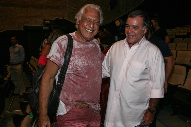 Antônio Fagundes e Tony Ramos (Foto: Manuela Scarpa/Foto Rio News)