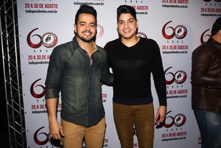 Henrique e Diego em festa em São Paulo (Foto: Manuela Scarpa/ Foto Rio News)