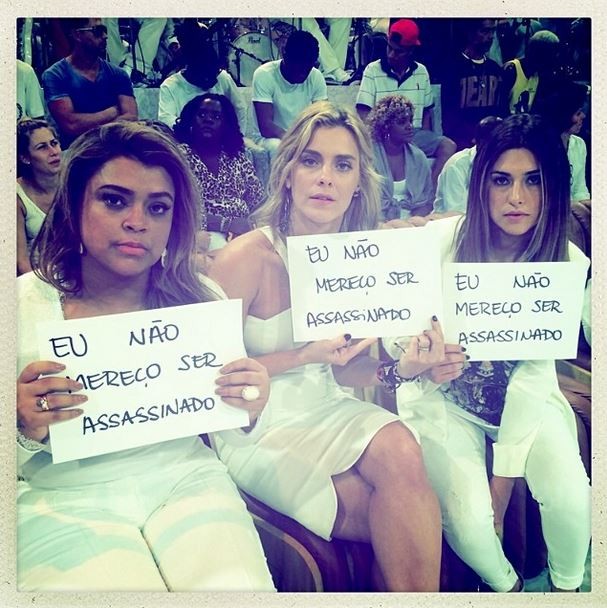 Preta Gil, Carolina Dieckmann e Fernanda Paes Leme (Foto: Instagram/Reprodução)