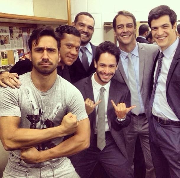 Julio Rocha posta foto com galãs (Foto: Instagram/Reprodução)