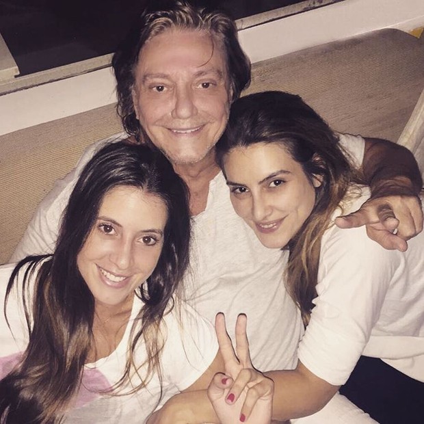 Fabio Jr com Cleo Pires e Kika Galvão (Foto: Instagram / Reprodução)