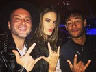 Alessandra Ambrósio encontra Neymar em Milão: 'Máfia brasileira'