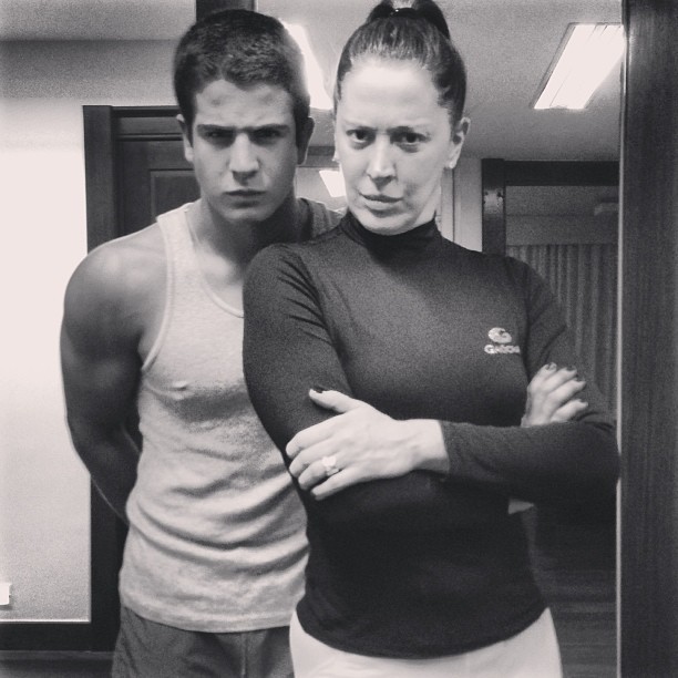 Claudia Raia e o filho, Enzo (Foto: reprodução/Instagram)