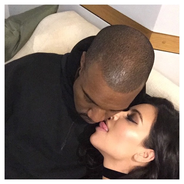 Kim Kardashian e Kanye West (Foto: Instagram/ Reprodução)