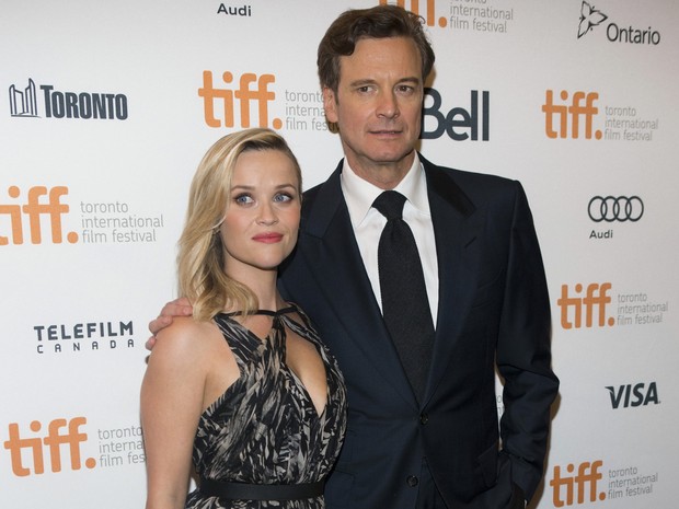 Reese Witherspoon e Colin Firth no Festival de Cinema de Toronto, no Canadá (Foto: Mark Blinch/ Reuters)