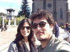 Helena Ranaldi e Allan Souza Lima curtem viagem romântica