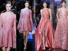Elie Saab desfila coleção luxuosa e digna do tapete vermelho na semana de moda de Paris