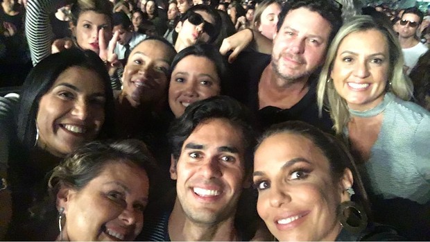Ivete Sangalo curte show do Justin Bieber em São Paulo (Foto: Reprodução / Instagram Stories)