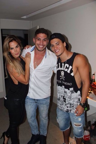 Robertha Portella, Gustavo e Otaviano (Foto: Reprodução/Instagram)