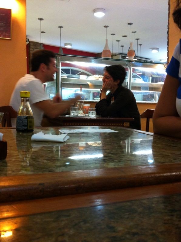 Sophie Charlotte almoçou com Daniel Oliveira (Foto: Ego)