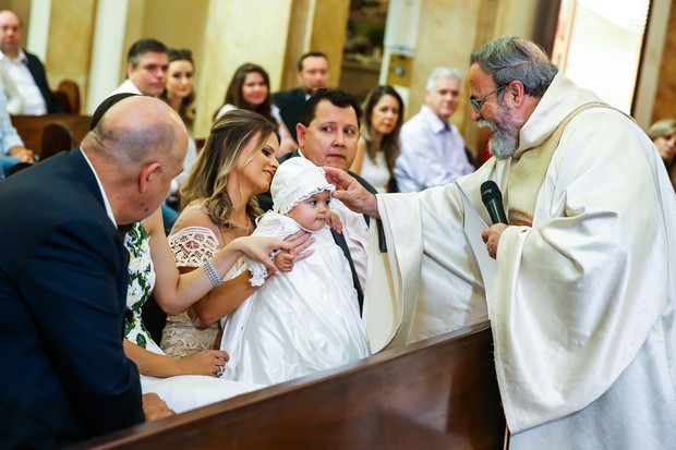 Batizado de Antonella, filha de Daniela Albuquerque  (Foto:  Manuela Scarpa/Photo Rio News)