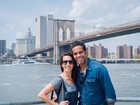 Tania Khalill e Jair Oliveira curtem viagem romântica a Nova York