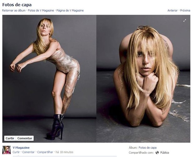 Lagy Gaga (Foto: Facebook / Reprodução)